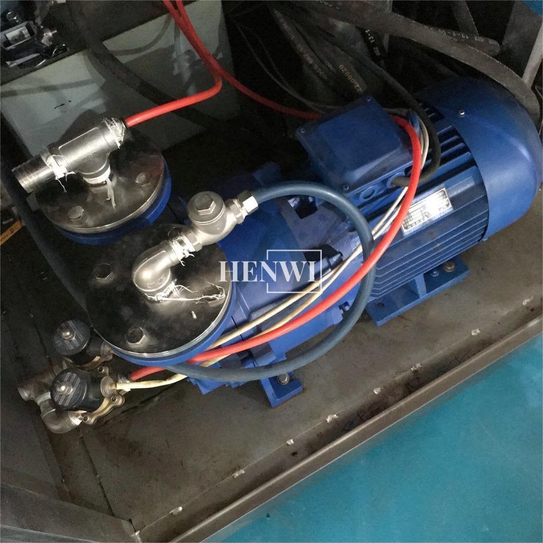 Henwi HWVM-SG-500L Double Hydraulic Lifting Cover Model Vacuum Emulsifying Homogenizing Heating Mixer Tank Machine