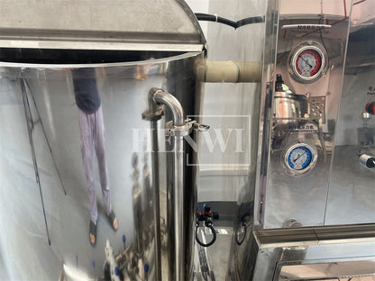 Henwi HWXS-50-1000L Perfume Making Machine Perfume Water Chilling Freezing Cooling Mixing Machine Chiller Mixer Tank