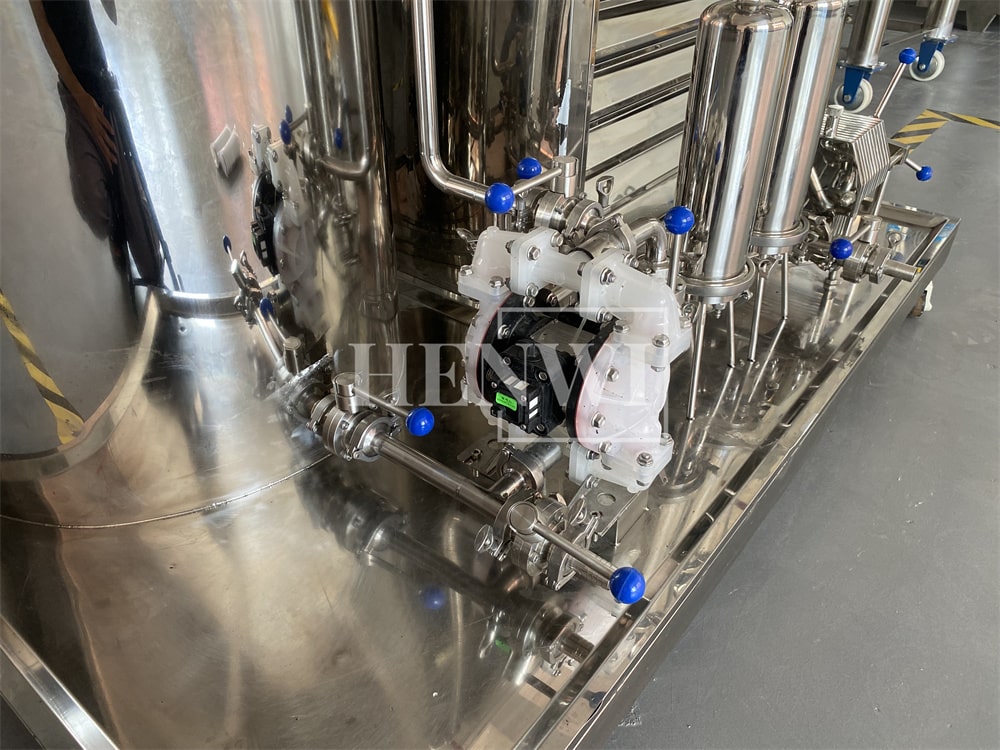 Henwi HWXS-50-1000L Perfume Making Machine Perfume Water Chilling Freezing Cooling Mixing Machine Chiller Mixer Tank