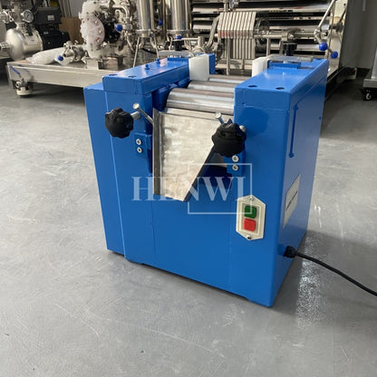 Henwi HWKH-S65 Model Three Roll Mill Lipstick Raw Material Lipgloss Powder Grinding Crushing Machine Eye Shadow Makeup Powder Pulverizer