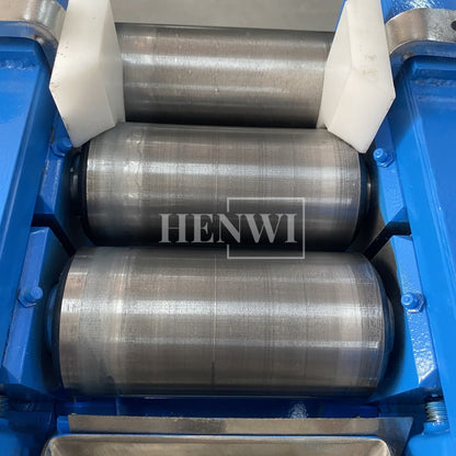 Henwi HWKH-S65 Model Three Roll Mill Lipstick Raw Material Lipgloss Powder Grinding Crushing Machine Eye Shadow Makeup Powder Pulverizer