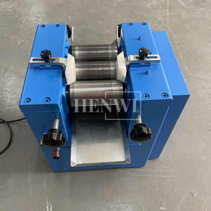 Henwi HWKH-S65 Model Three Roll Mill Lipstick Raw Material Lipgloss Powder Grinding Crushing Machine Eye Shadow Makeup Powder Pulverizer