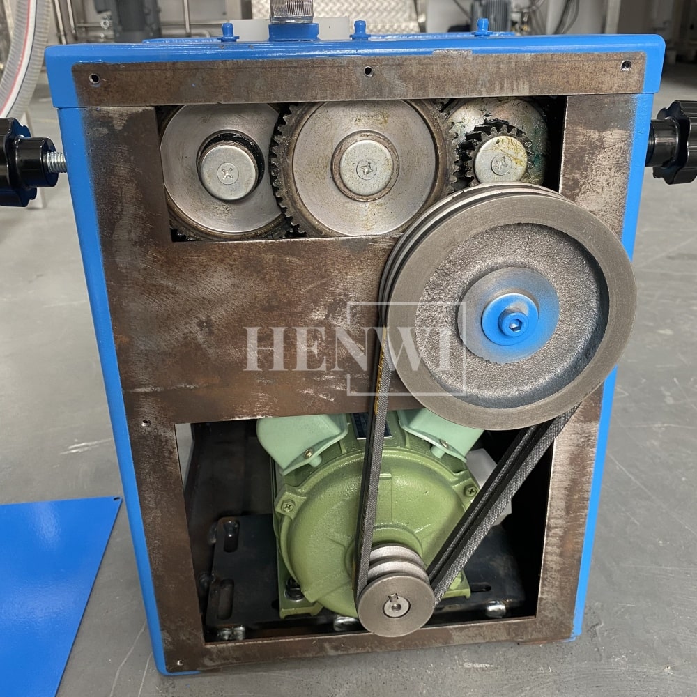 Henwi HWKH-S65 Model Three Roll Mill Lipstick Raw Material Lipgloss Powder Grinding Crushing Machine Eye Shadow Makeup Powder Pulverizer