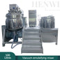 Henwi HWVM-LT-500L Hydraulic Lifting Cover Model Vacuum Emulsifying Homogenizing Heating Mixer Tank Machine