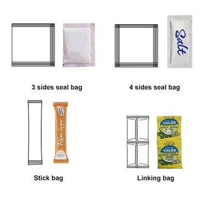 Henwi HWSM-1 Lane Liquid Sachet Filler Sealer Water Juice Honey Sauce Shampoo Cream Syrup Filling Packing Machine