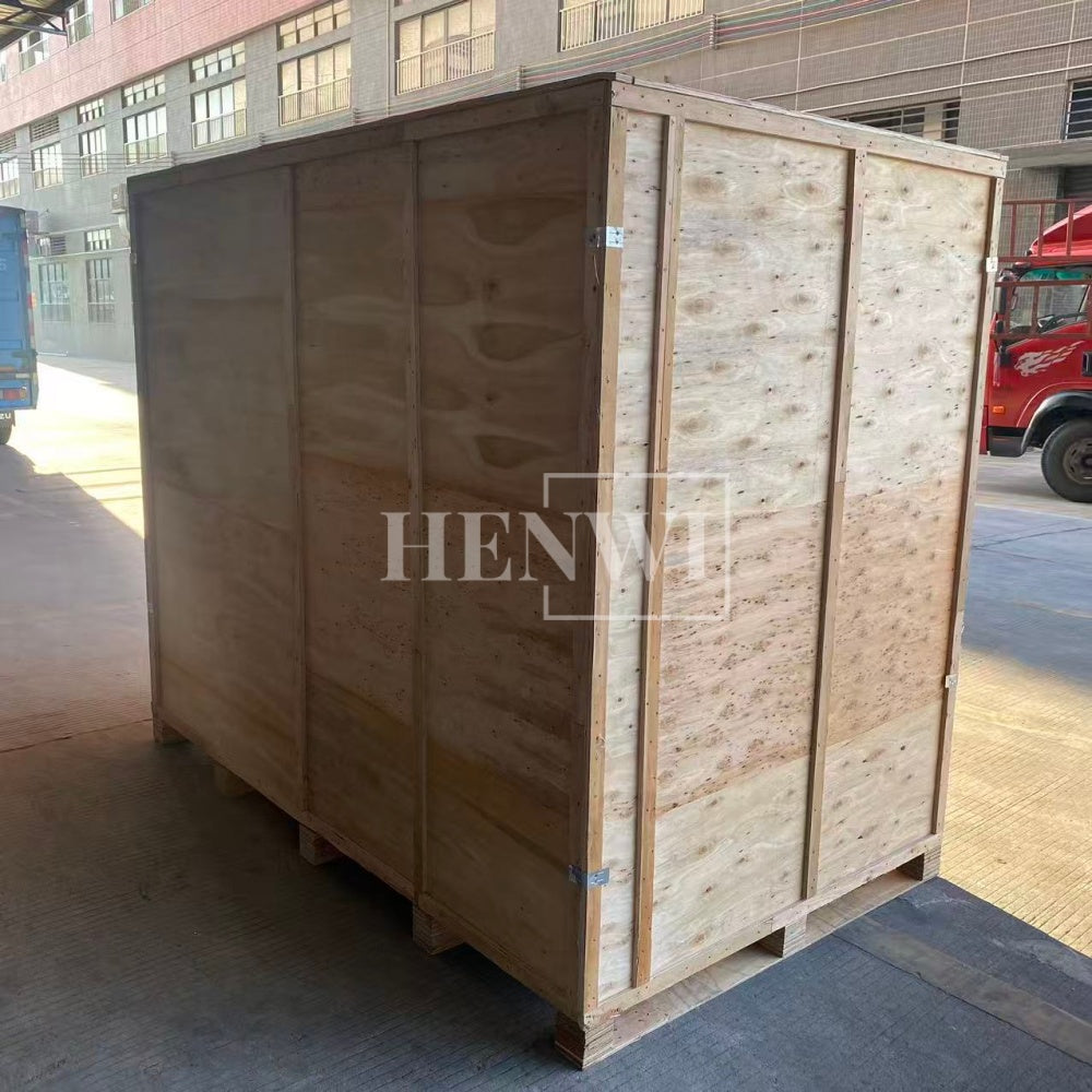 Henwi HWLM-RS Automatic Round Bottle & Square Bottle Double Side Labeller Machine Self-Adhesive Sticker Labeling Machine